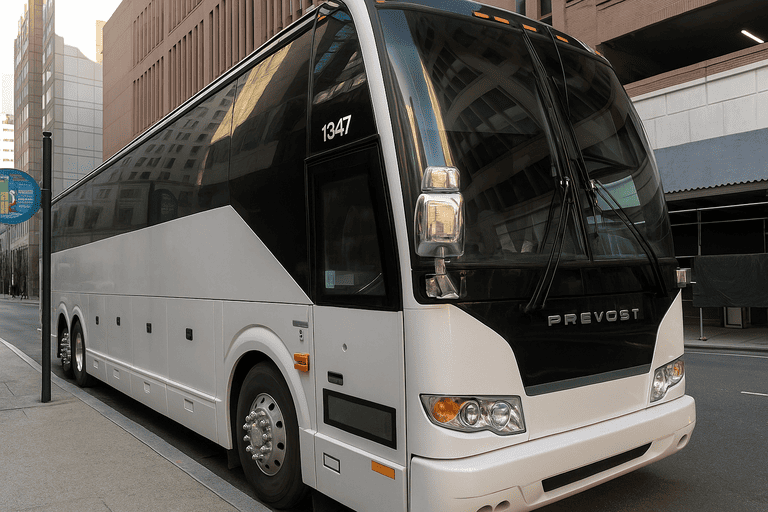 a West Palm Beach Coach Bus Service coach bus