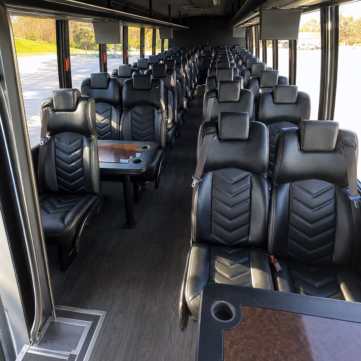 airport transfer buses for wedding guests flying into pbi
