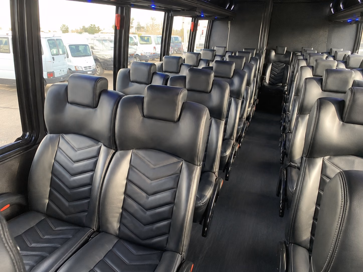 minibuses for smaller prom groups heading out in west palm beach