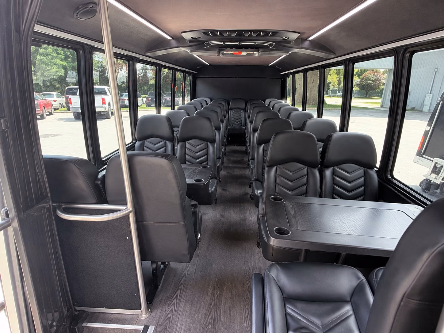 west palm beach 15 passenger minibus inside