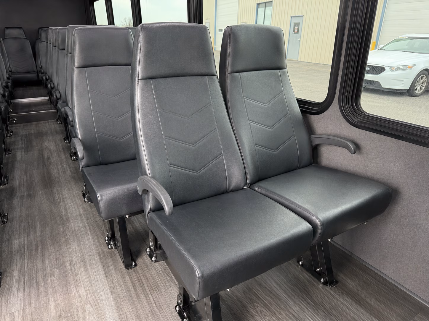 west palm beach 15 passenger minibus interior