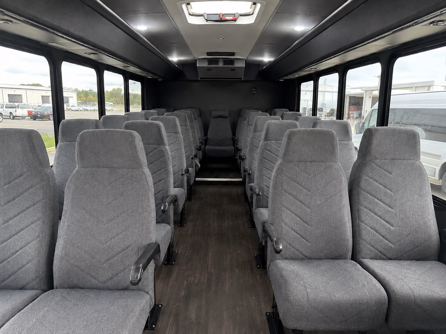 west palm beach 18 passenger minibus inside