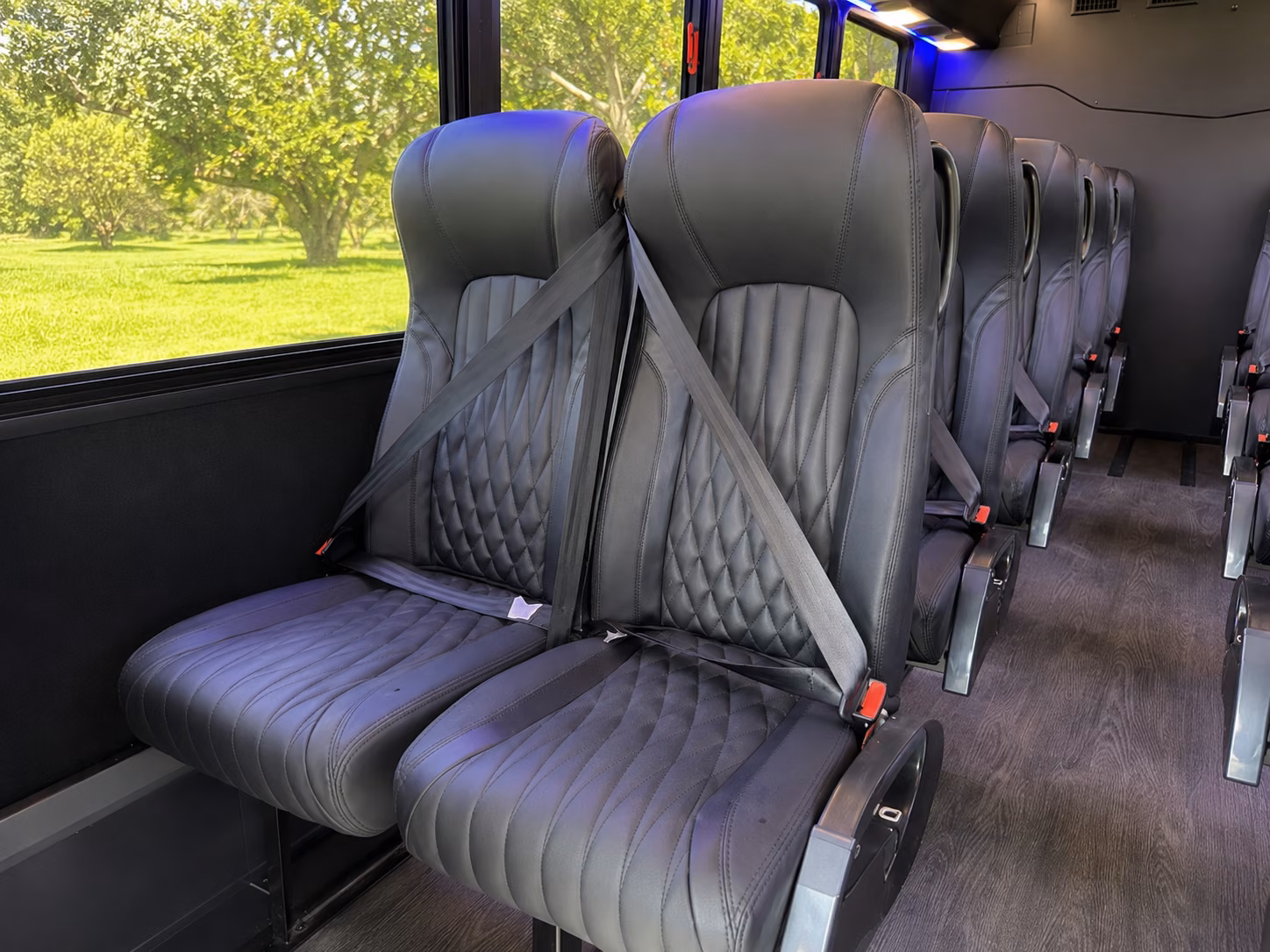 west palm beach 20 passenger minibus inside
