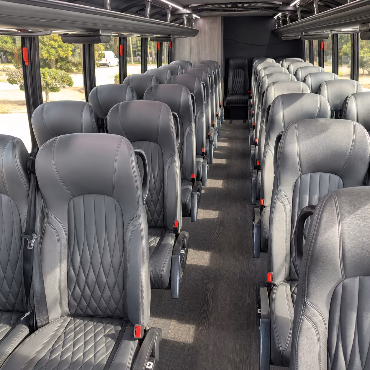 west palm beach 25 passenger minibus inside